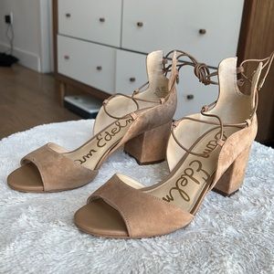 Sam Edelman Serene Sandals US 8.5 Camel Suede